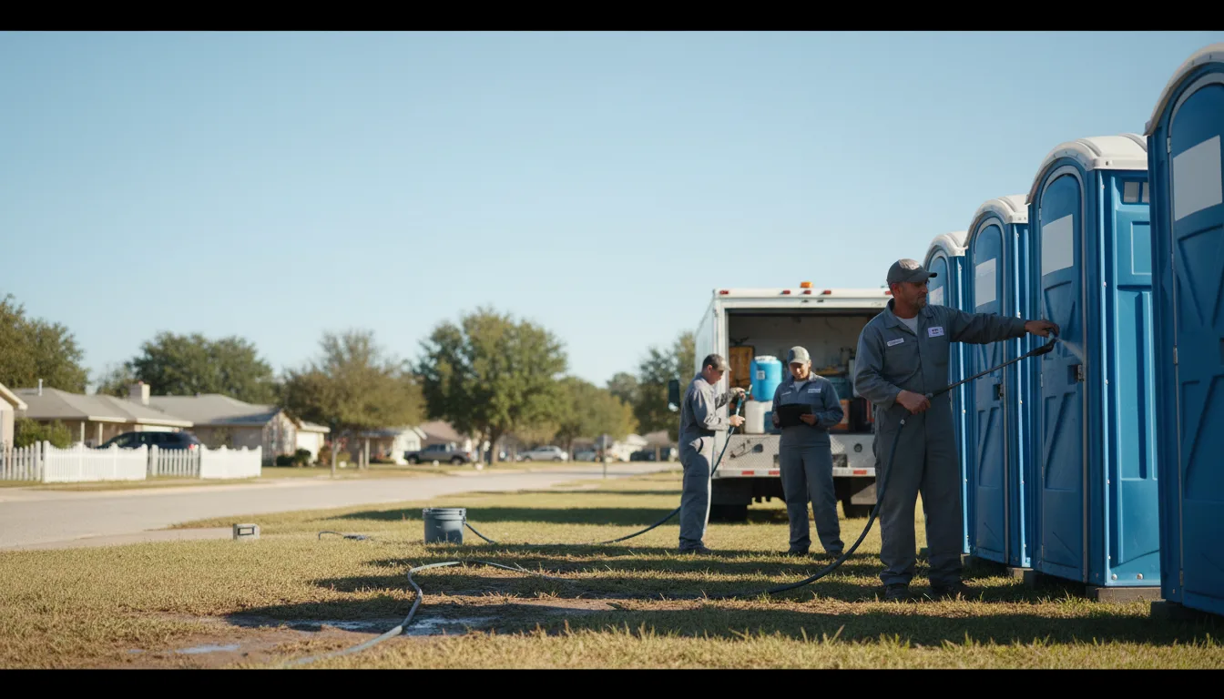 Long-Term Portable Toilet Rental in Pineland, TX near me